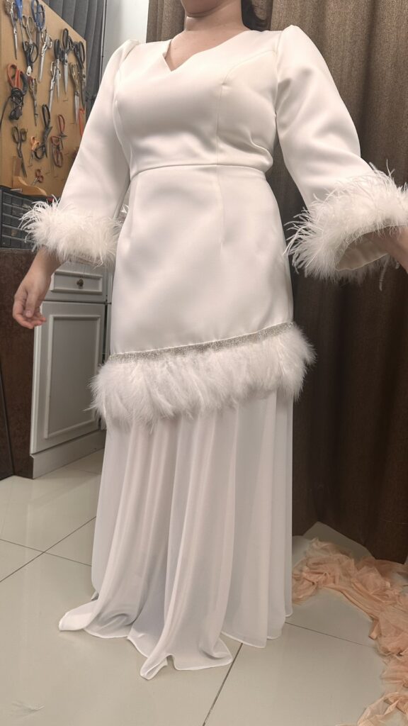 ขนนกตกแต่งชุด