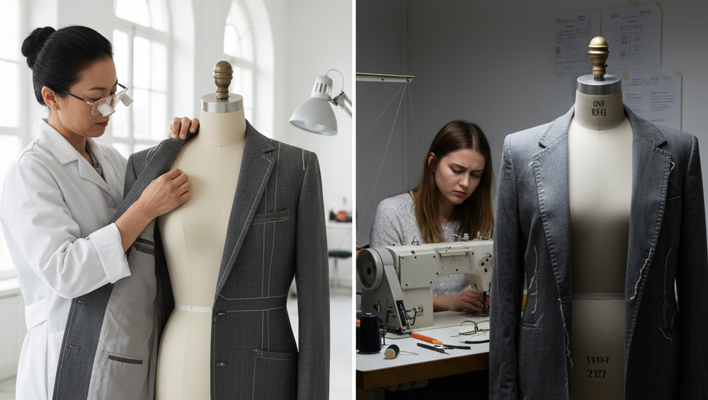 โครงสร้างชุดดีไซเนอร์ vs งานทั่วไป