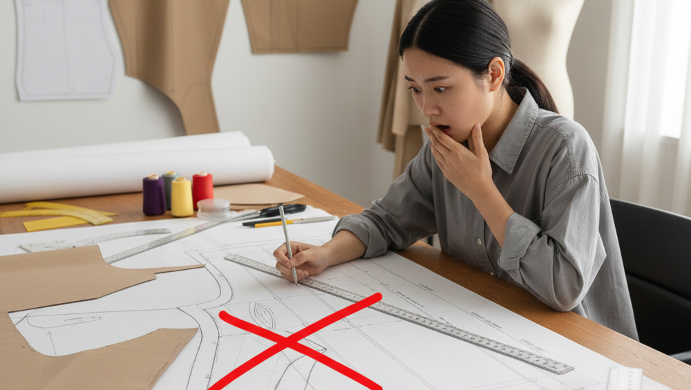 ความผิดพลาดที่อาจเกิดขึ้นเมื่อละเลยโครงสร้างเสื้อผ้า