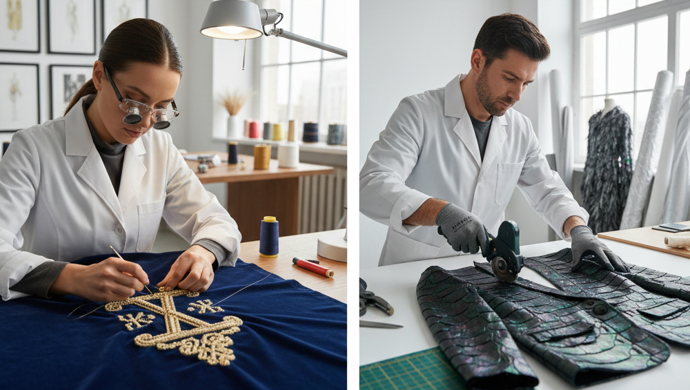 เทคนิคเฉพาะสำหรับงานแบรนด์เนมและวัสดุพิเศษ