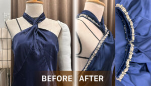 ติดเพชรตกแต่งเสื้อผ้า