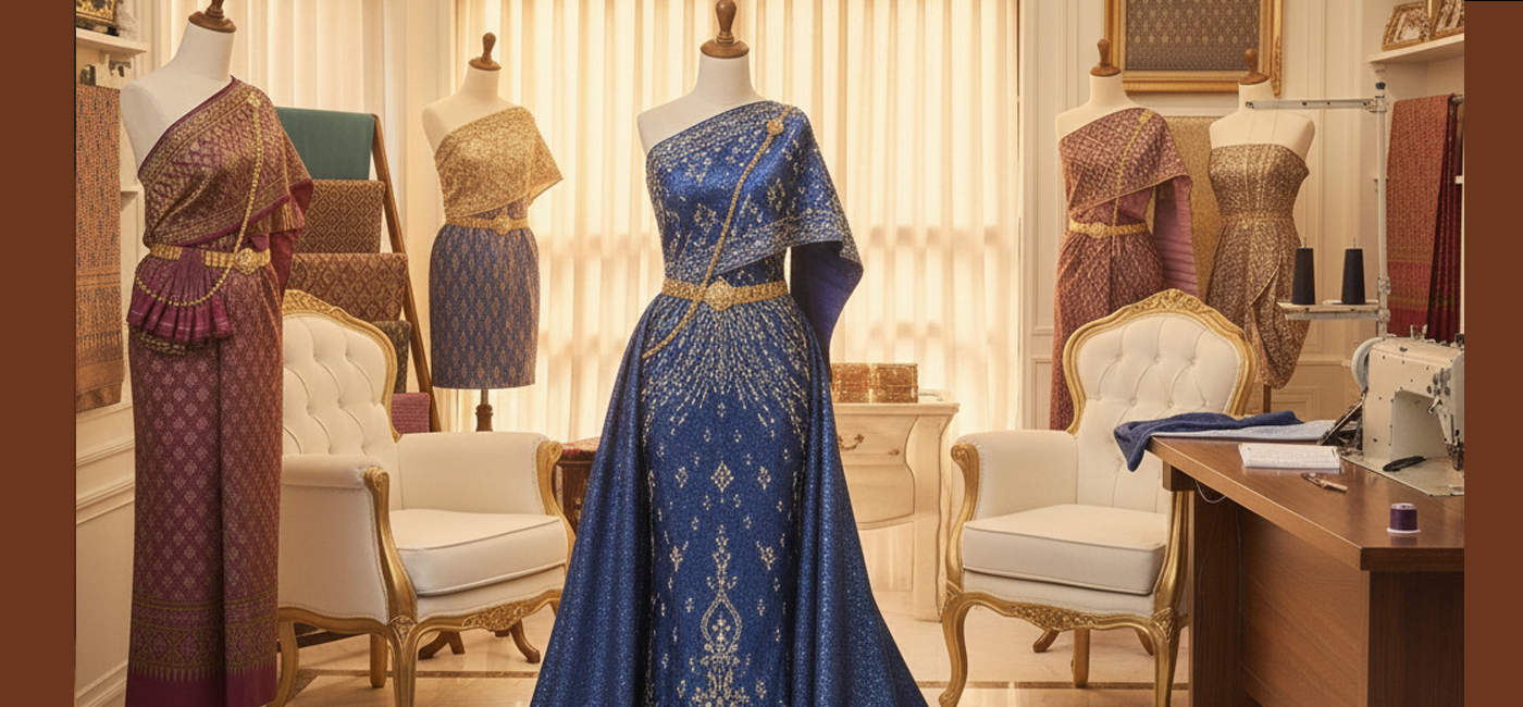 แก้ชุดไทย แก้ชุดผ้าไหม แก้ชุดไทยประยุกต์