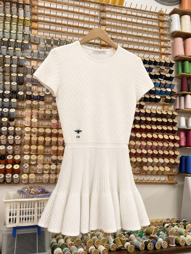 ผลงานแก้ชุดพรีเมียมจริงของ Mallika Thaidress ชุดผ้าไหมพิมพ์ลายดอกไม้